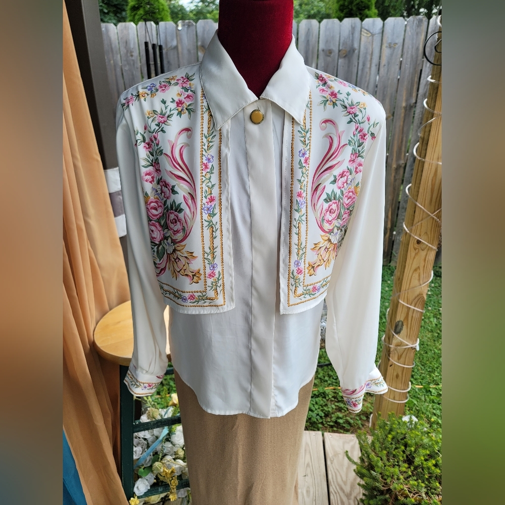 Floral Vintage Top